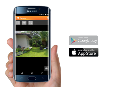 Die LUPUSEC Android und iPhone APP